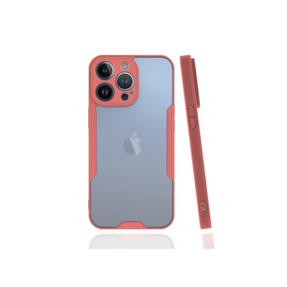 iPhone 13 Pro Kılıf Platin Silikon - Pembe ürün görseli 1