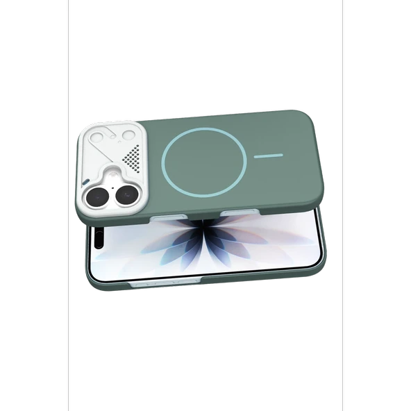 iPhone 16 Export Magsafe Kapak - Turkuaz - Resim 3