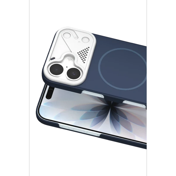 iPhone 17 Export Magsafe Kapak - Lacivert - Resim 2