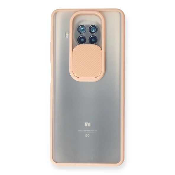 Xiaomi Mi 10t Lite Kılıf Palm Buzlu Kamera Sürgülü Silikon - Pembe ürün görseli 1