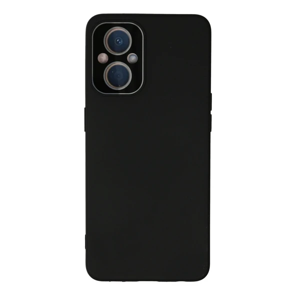 Oppo Reno 7 Lite Kılıf Lansman Glass Kapak - Siyah ürün görseli 1