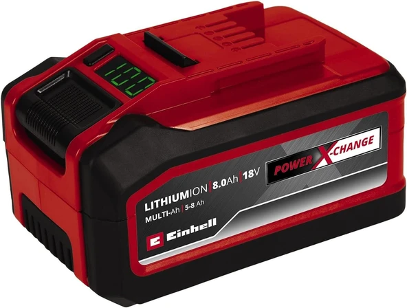 Einhell Power X-Change Li-on Akü 18 Volt 5-8 Ah ürün görseli 1
