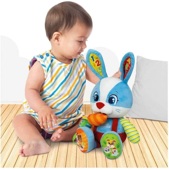 Baby Clementoni İnteraktif Sevimli Tavşan 64544 - Resim 3