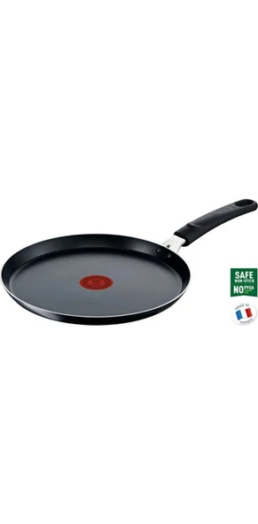 B58210 Simplicity+ 25 cm Gözleme Tavası Teflon Kaplama Siyah Renkli Tek Parça Mükemmel Pişirme 2100122386 ürün görseli 1