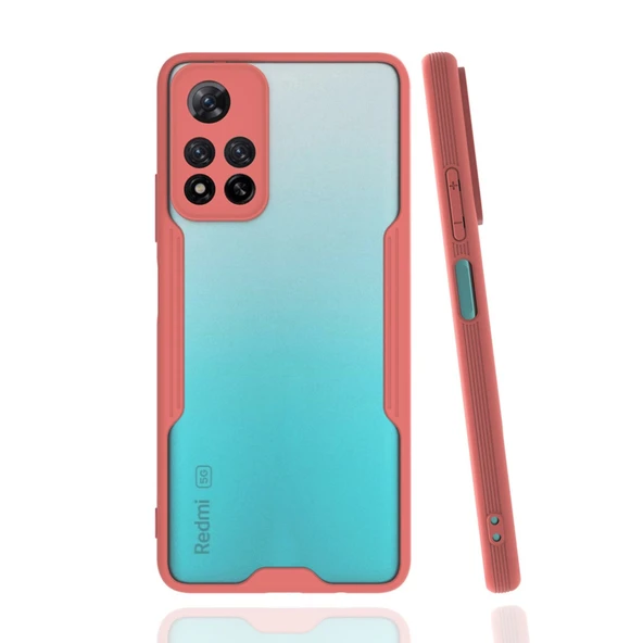 Xiaomi Redmi Note 11 Pro Plus 5g Kılıf Platin Silikon - Pembe ürün görseli 1
