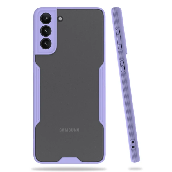 Samsung Galaxy S21 Plus Kılıf Platin Silikon - Lila ürün görseli 1