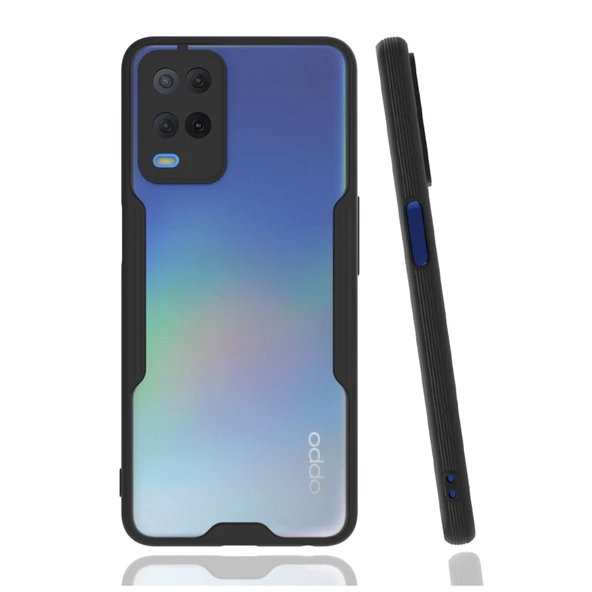 Oppo A54 4g Kılıf Platin Silikon - Siyah ürün görseli 1