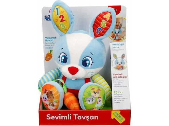 Baby Clementoni İnteraktif Sevimli Tavşan 64544 - Resim 4
