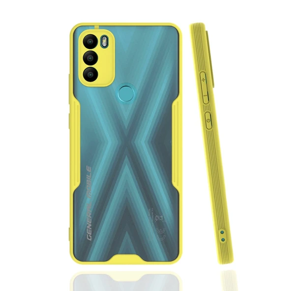 General Mobile Gm 21 Plus Kılıf Platin Silikon - Sarı ürün görseli 1