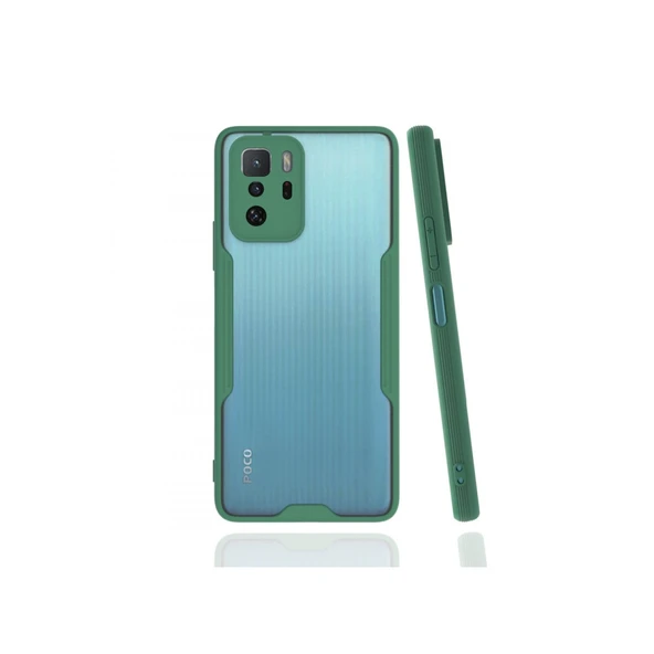 Xiaomi Poco X3 Gt Kılıf Platin Silikon - Yeşil ürün görseli 1