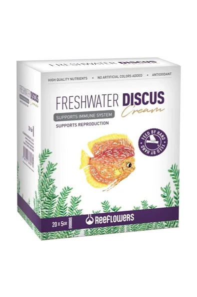 Reeflowers Freshwater Discus Cream 5GRx20 Skt :04/2028 ürün görseli 1