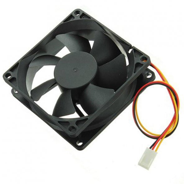 8 cm Fan 25 mm 12 Volt 3 Pin ürün görseli 1