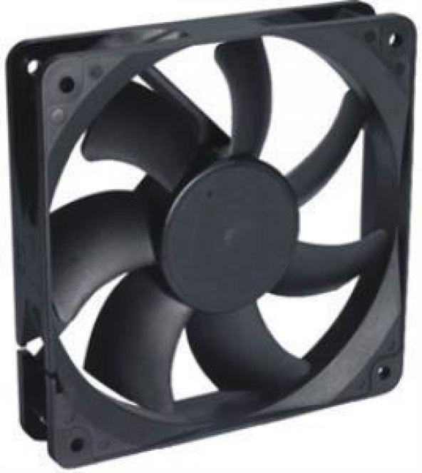 24 Volt Fan 12 cm 25 mm 2 pin ürün görseli 1