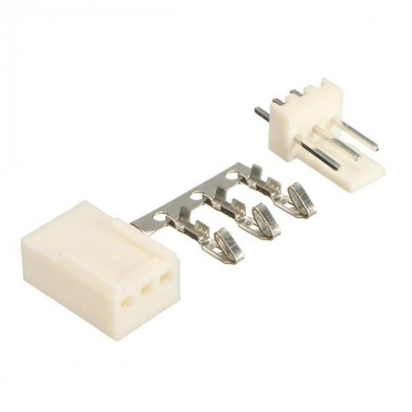 3 Pin Fan Konnektör Dişi-Erkek ürün görseli 1
