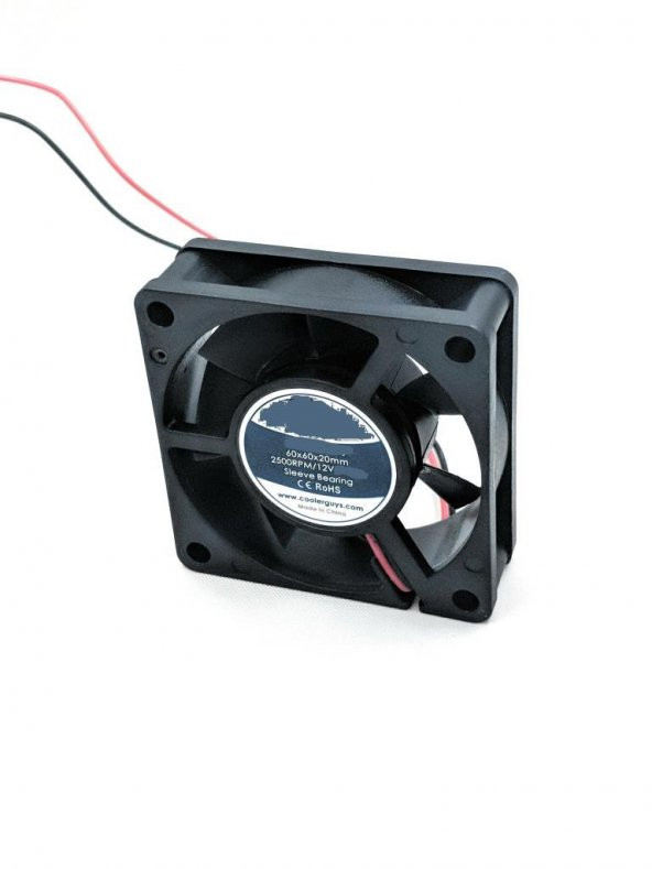 6 cm Fan 12 Volt 2 Pin 20 mm ürün görseli 1