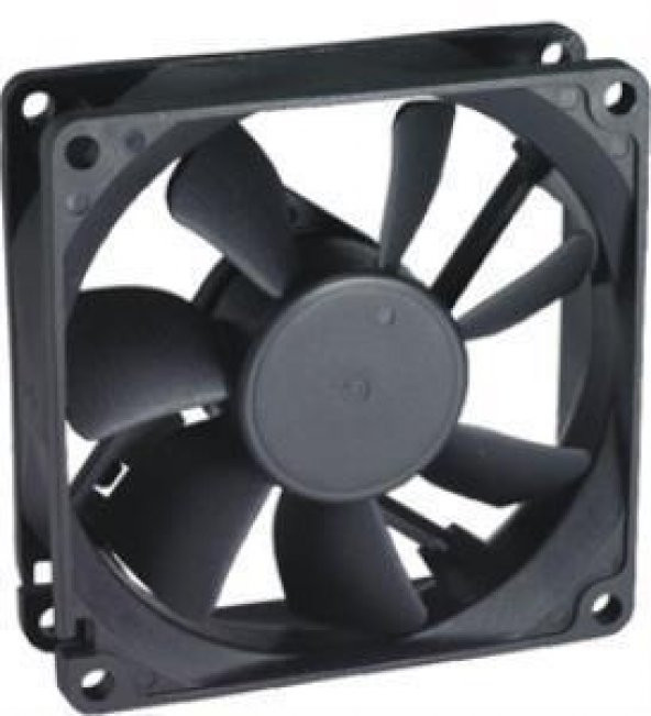 24 volt fan 8 cm 25 mm ürün görseli 1