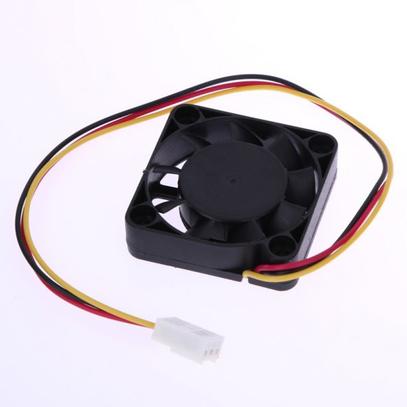 24 Volt Fan 5 cm 3 Pin 10 mm ürün görseli 1
