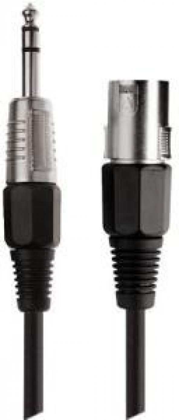 6.3 mm Trs Stereo-Xlr Erkek Kablo 3 Metre ürün görseli 1