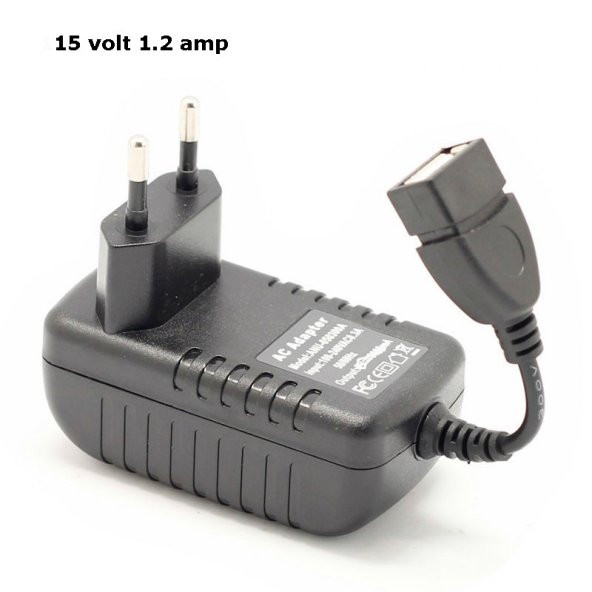 Asus Tablet Adaptörü 15 volt 1.25 amper Usb Çıkışlı ürün görseli 1
