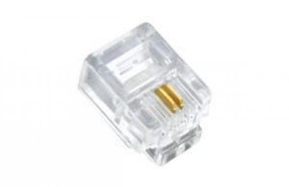 Rj11 Jack 2 pin 100 Adet ürün görseli 1