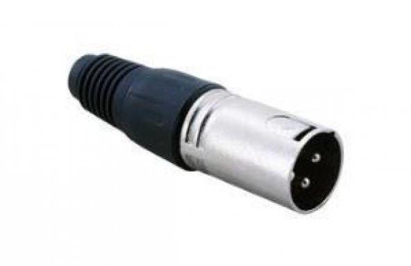3 pin xlr erkek konnektör ürün görseli 1