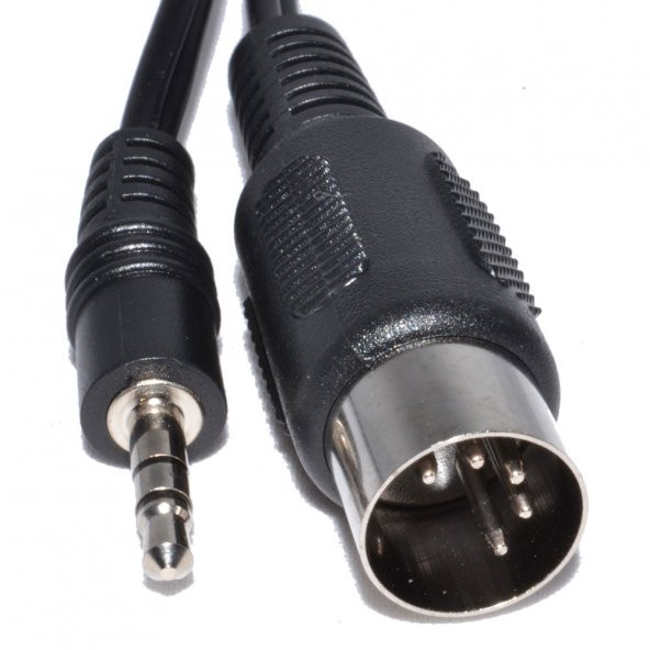 5 Pin Din to Stereo Kablo 1.5 mt ürün görseli 1