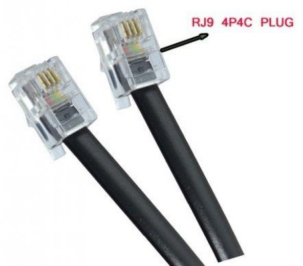 Rj9 4p/4c  Kablo 3 Metre ürün görseli 1