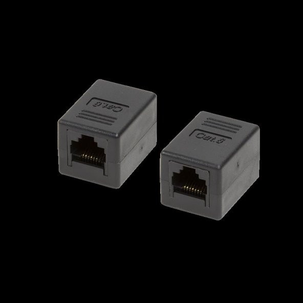 Cat6 Rj45 Ara Dişi-Dişi Siyah ürün görseli 1