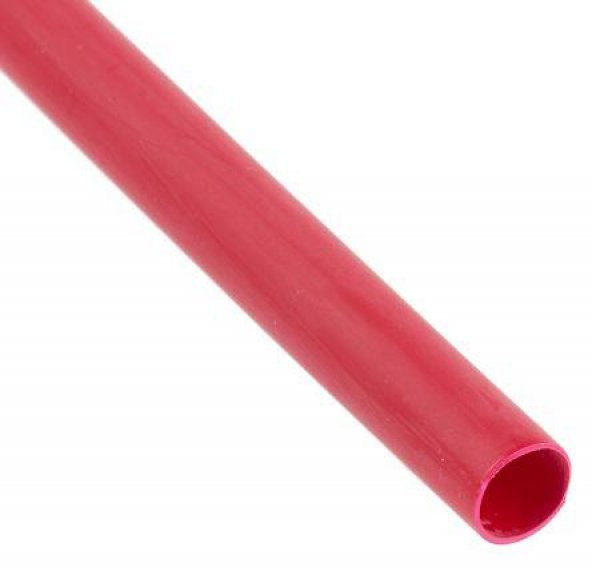 Daralan Makaron 6.4 mm Kırmızı 1 mt ürün görseli 1