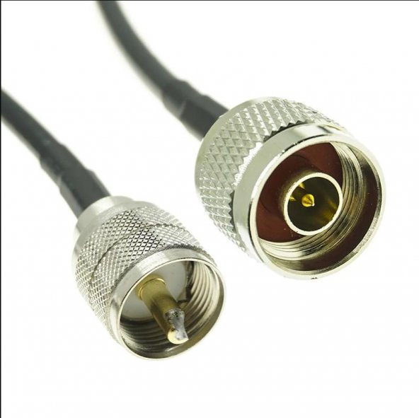 Pl-259 Uhf Erkek-N Erkek Kablo 5 Metre ürün görseli 1