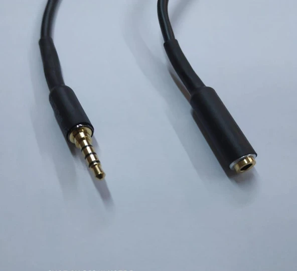 3.5 mm Stereo Uzatma Kablo 4 Boğumlu 1 Metre ürün görseli 1