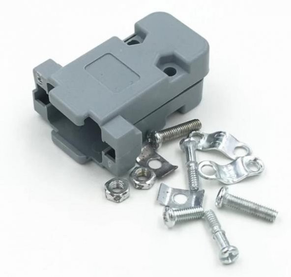 9 pin erkek konnektör+kapak ürün görseli 1