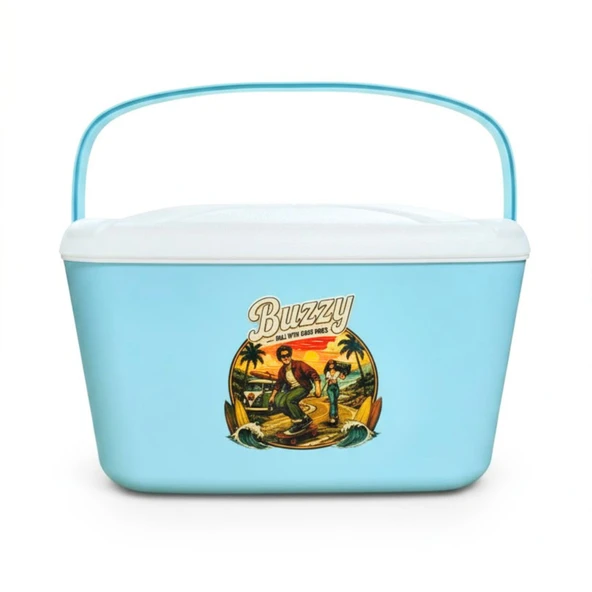 Kale Termos 15 LT BUZZY RETRO BUZLUK TERMOS (1177 COOLER BOX) - Resim 6