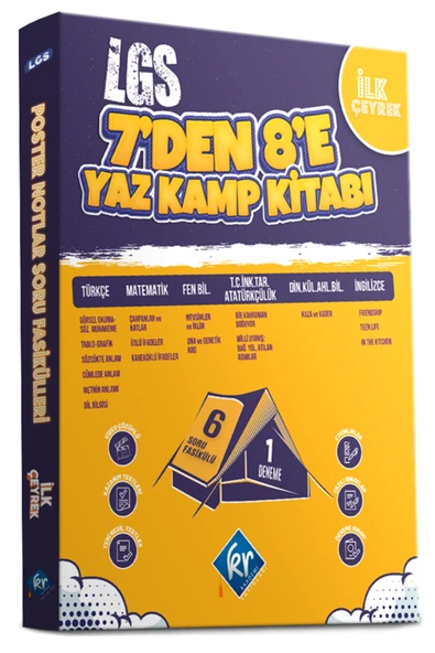 KR Akademi LGS Tüm Dersler 7 den 8 e Yaz Kamp Kitabı KR Akademi ürün görseli 1