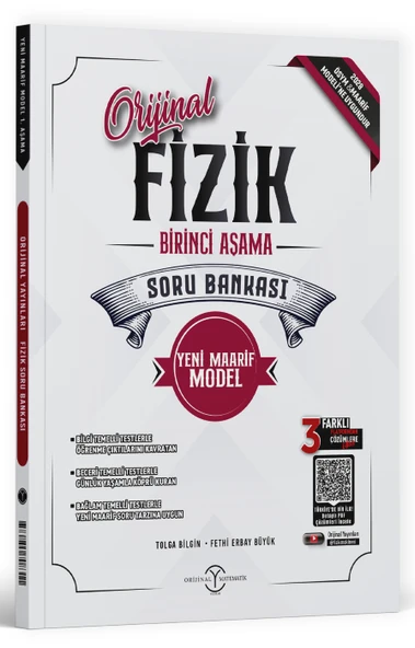 Orijinal YKS TYT Fizik Orijinal Soru Bankası 1. Aşama Orijinal Yayınları ürün görseli 1