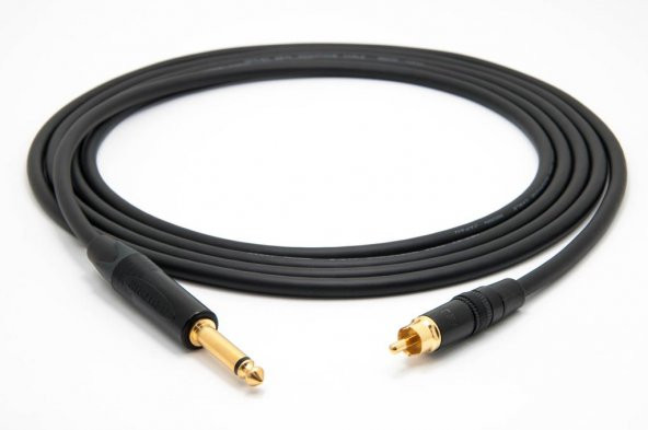 Rca to 6.3 mm Mono kablo 5 metre ürün görseli 1