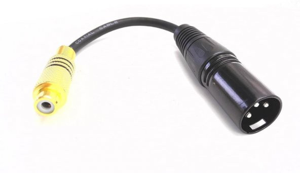 Xlr Erkek -Rca Dişi Çevirici Kablo ürün görseli 1