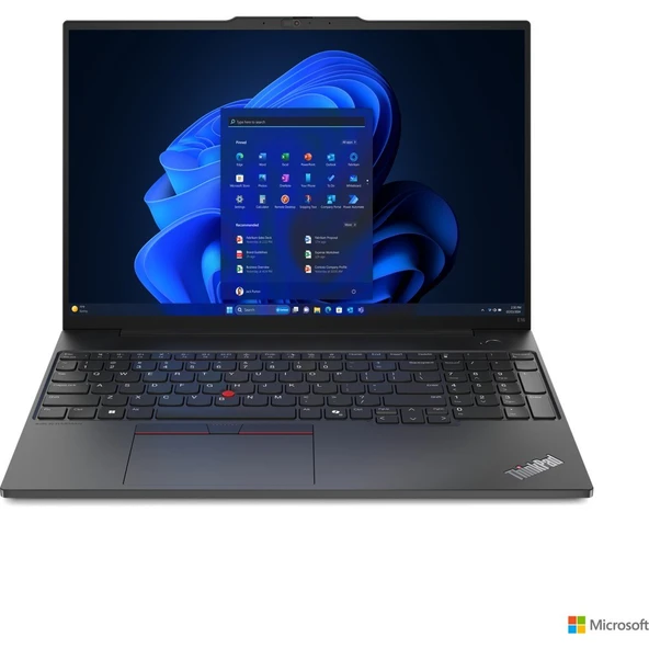Lenovo Nb E16 G2 Ultra 7 155H 16GB 512GB SSD 16" Freedos Taşınabilir Bilgisayar 21MA002UTX ürün görseli 1