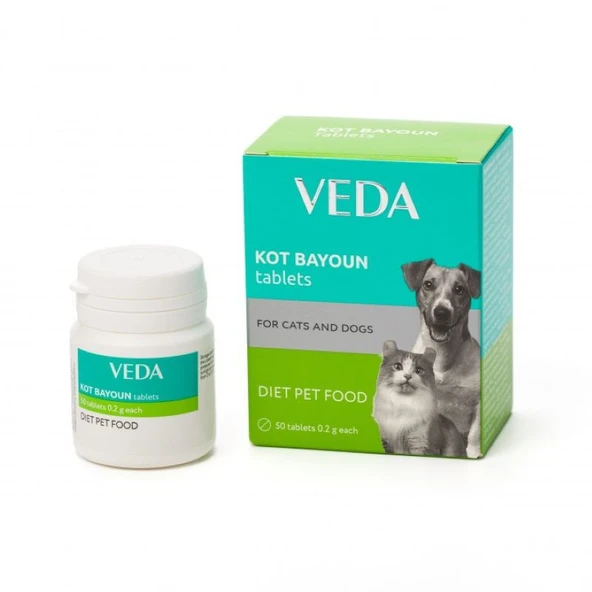 Veda Kot Bayoun Kedi Köpek 50 Tablet ürün görseli 1