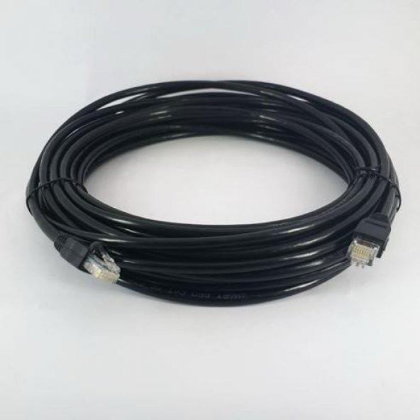 Cat6 Utp Siyah Patch Kablo 20 metre 23 awg ürün görseli 1