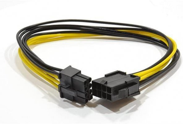 8 pin PCI-E ekran Kartı power uzatma kablo 60 cm ürün görseli 1