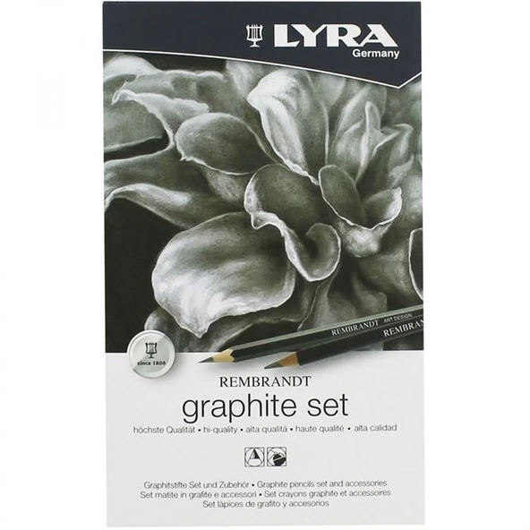 Lyra Rembrandt Graphite Dereceli Kalem Seti 11 Parça 9b-H ürün görseli 1
