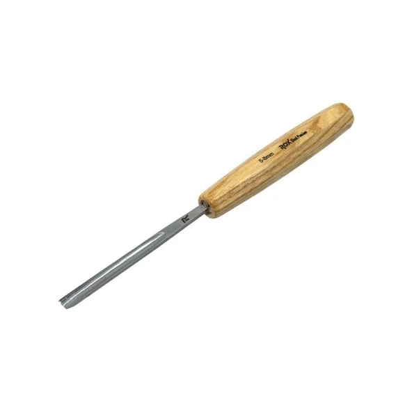 Rox Wood 0137 Premium Oluklu Iskarpela 8 mm | Karbon Çelik Ahşap Oyma Keskisi ürün görseli 1