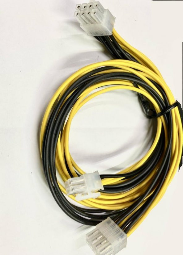8 Pin to 8 Pin+4 Pin Cpu Modüler Power kablo 60 cm ürün görseli 1