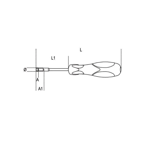 Beta 942BX Lokma Tornavida  7 mm - Resim 2