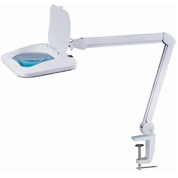 Masaüstü 6020 Ledli Köşeli Büyüteç 5x ürün görseli 1