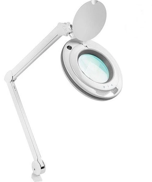 Loyka Ayarlanabilir 90 Led Işık Seviyeli Masaüstü Büyüteç 8X ürün görseli 1