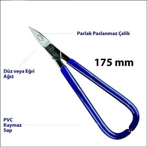 Weber 1492 Düz Uç Kuyumcu Makası 175 mm ürün görseli 1