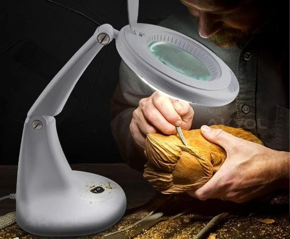 Led Işıklı Masaüstü Büyüteç 3X - 2015 - Resim 3