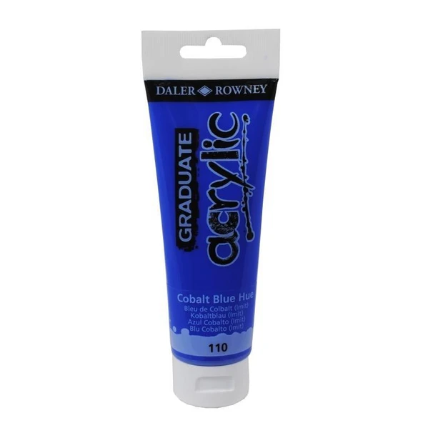 Daler Rowney Graduate 110 Akrilik Boya 120ml Cobalt Blue Hue ürün görseli 1